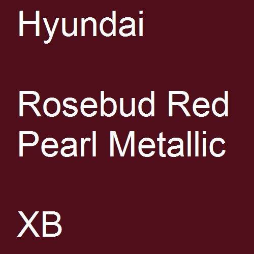 Hyundai, Rosebud Red Pearl Metallic, XB.